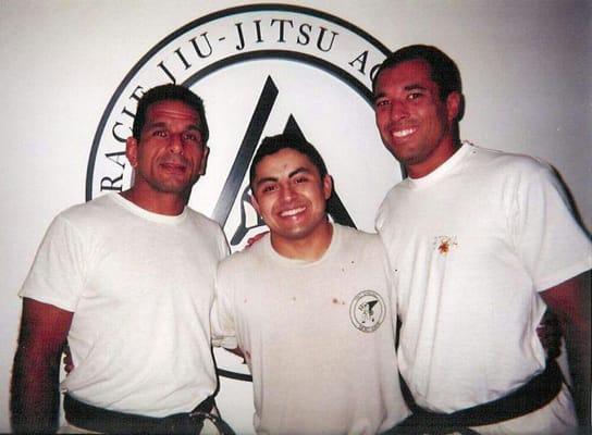 Master Caique Elias, Prof. Art Alvarado, and Royce Gracie