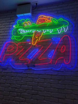 Neon sign inside