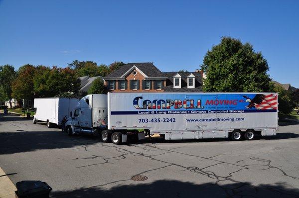 We are equipped at Campbell Moving to take any size move large or small.