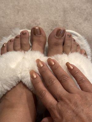 My ugly sausage toes have never looked this good!