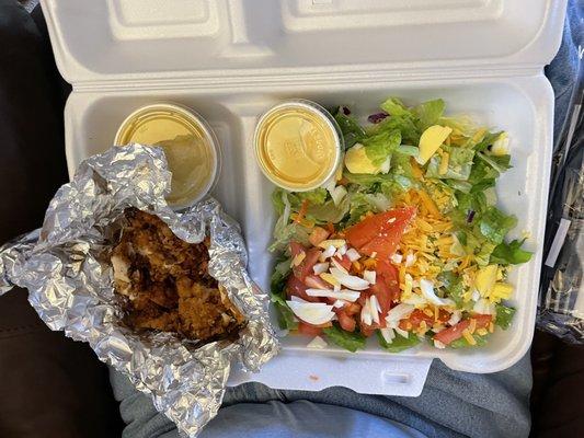 Southern-Fried Chicken Tender Salad