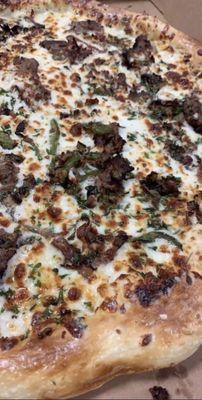 Philly Cheesesteak Pizza