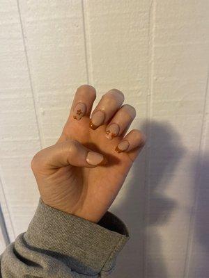 fall acrylic nails