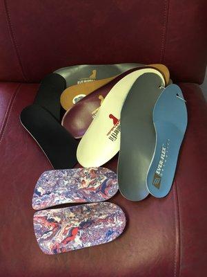 Custom made Orthotics and insoles/arch supports