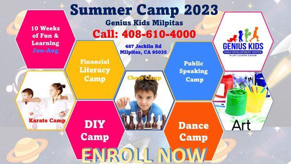 Enroll Now for Summer Camp 2023