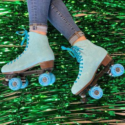 Sure-Grip Boardwalk Skates in Sea Breeze Blue