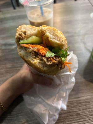 Shredded Chicken Bahn Mi