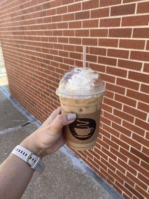 Iced Decaf Pumpkin Spice Latte