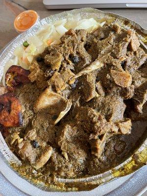 Curry Goat Meal large