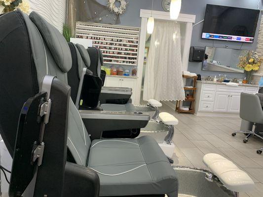 Brand new pedicure chairs