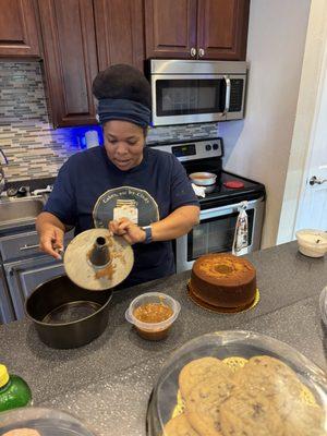 Perfect timing!!! Hot Sweet Potato Cake!