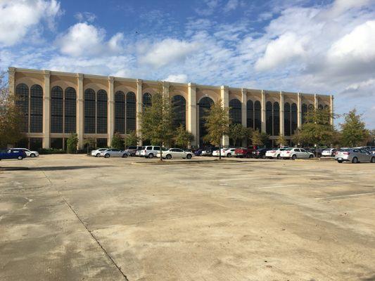 Outside of building housing Comcast, Humana, & Xerox. Cleaned parking lot as well.