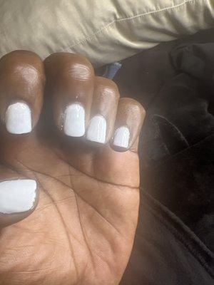 MANICURED NAILS LOOK LIKE TRASH