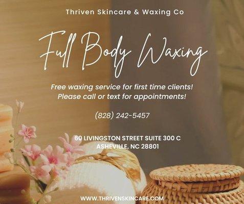 Call or text today for your appointment!