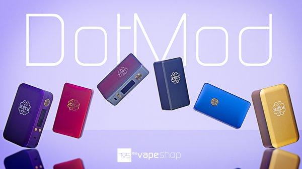 The DotMod Line up is now available at The Vape Shop. Come in and pick up today!