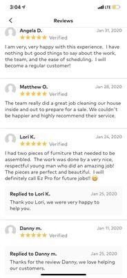 5 star reviews