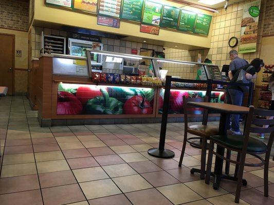 Diner time st Subway in Dinuba