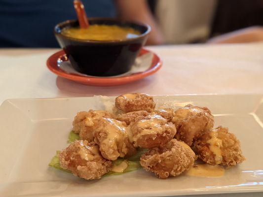 Rock shrimp tempura