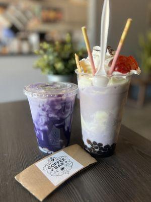 "The Nap" & "ube milk tea boba"