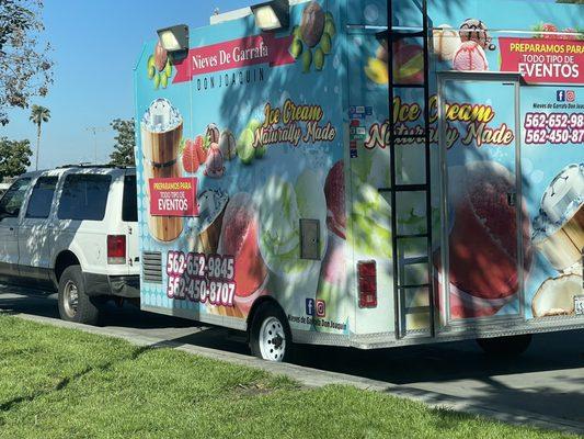 Ice cream trailer