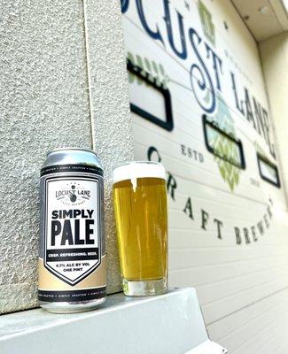 Simply Pale our classic, true to style American Pale Ale