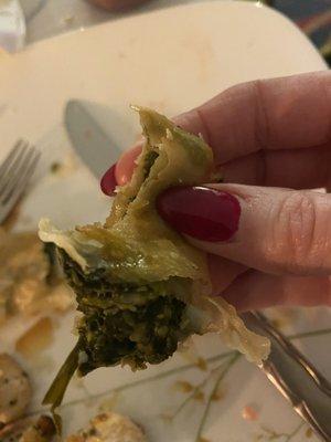 Spinach pie.  So good!