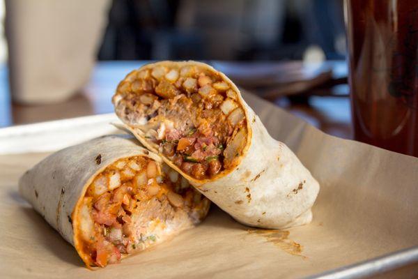 Corbin's Q Pulled Pork Burrito