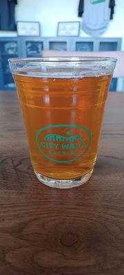 Fallen Arches West Coast IPA in their awesome party cup style glassware!