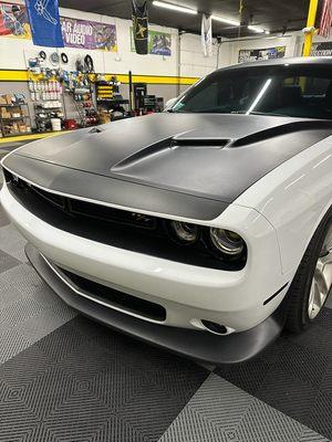 Vinyl Wrap accents to this Dodge Challenger