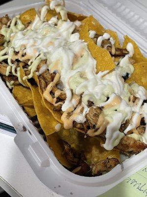 Chicken nachos