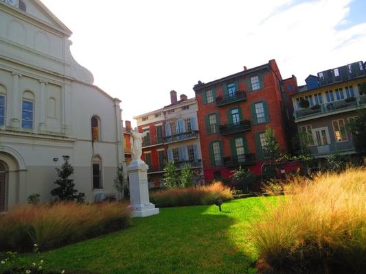 Behind St. Louis Cathedral