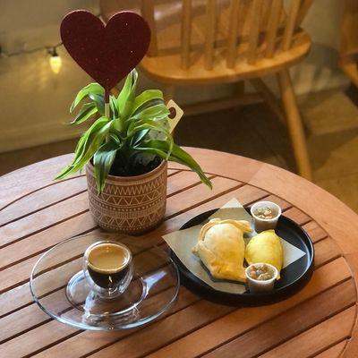 Espresso and empanadas