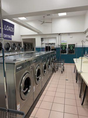 Brand new washers and dryers.