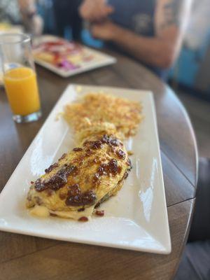 Sweet and savory omelet