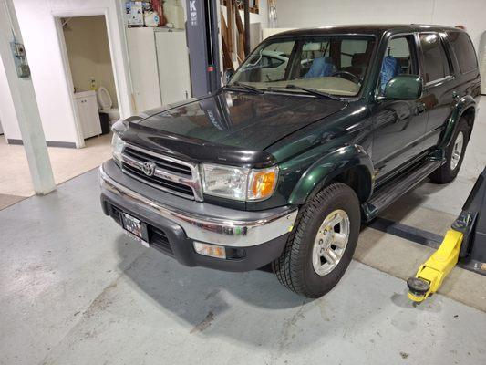 Nice Local 4Runner in for inspection