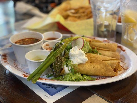 3 Piece Chicken Flautas