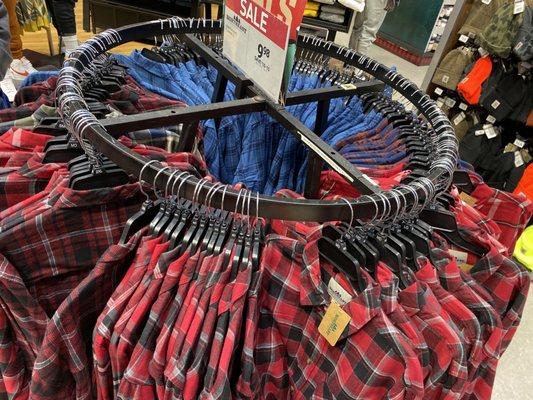 Flannels for $10