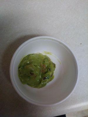 A side of guacamole