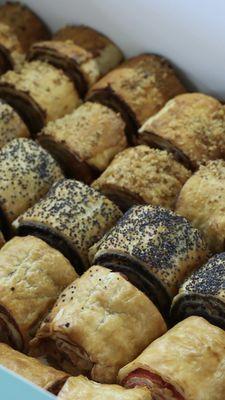 Strawberry, Poppy Seed, and Apricot rugelach