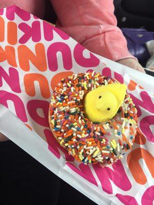 Peep speciality donut! So cute