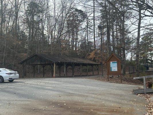 Entrance to greenway