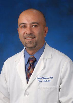 Rostam Khoshsar , MD. 
  Double Board Certified in Pain Management and Anesthesiology