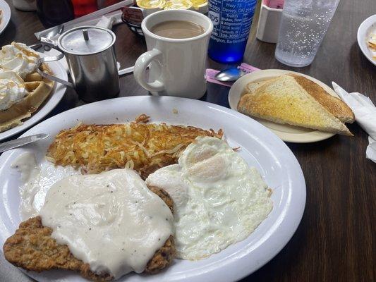 Breakfast country fried steak