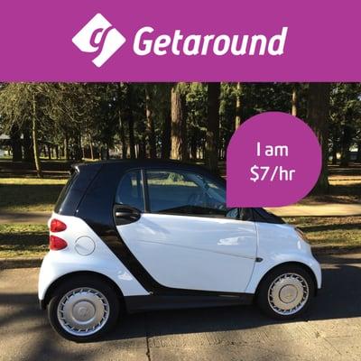 Rent this white Smart fortwo for $7/hour or $56/day in Sellwood-Moreland at https://www.getaround.com/Clinton