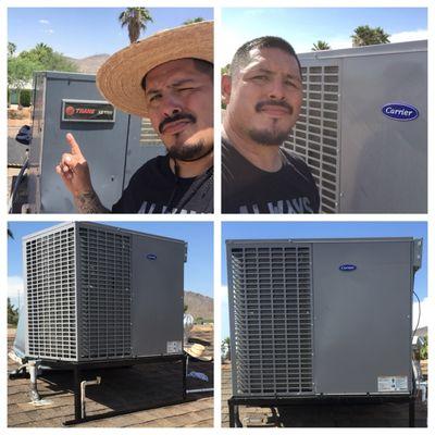 another satisfied hot home owner! He was out of air , i was able to rush his install, get him cooling the next day!