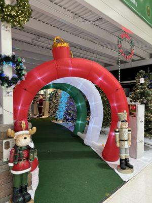 Christmas tunnel