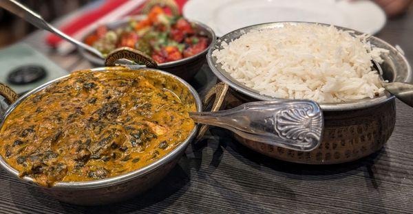 Palak paneer