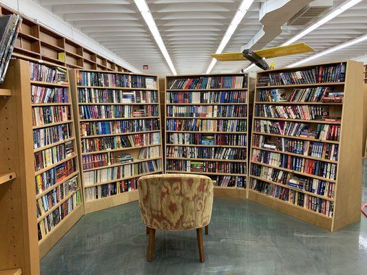 Chair with books