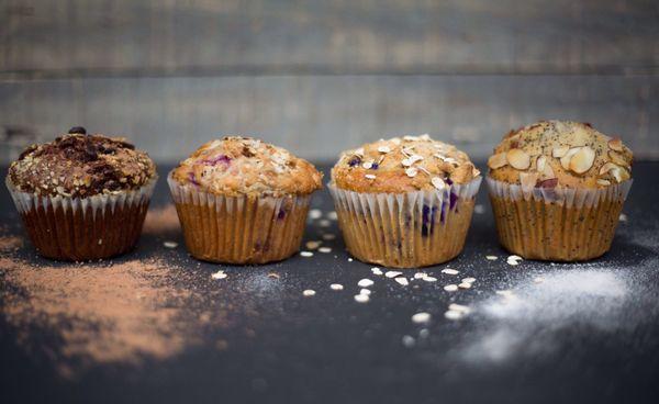 Some of the menu items at One Cup Coffee Co. in Monroe! All fresh baked and locally made!