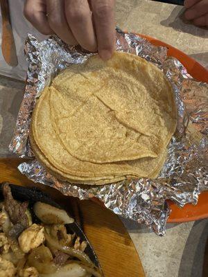 Corn tortillas